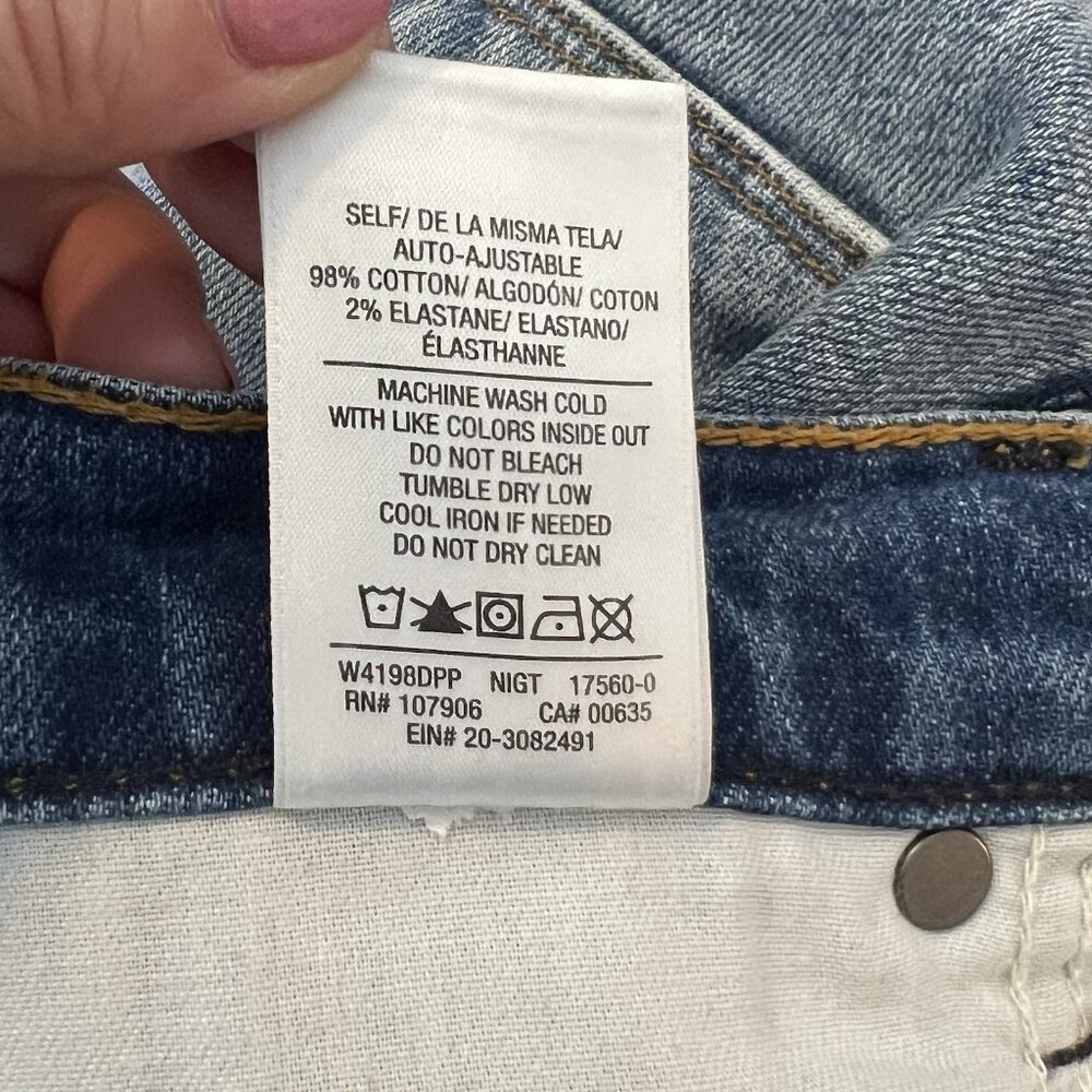 Hudson Anthropologie Jessy Boyfriend High Waist Jeans Size 29 Distressed Blue - Picture 15 of 16